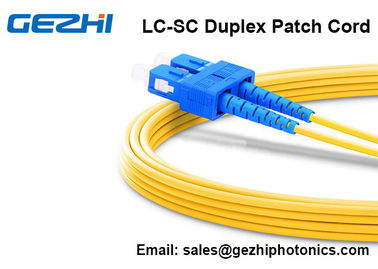 OS2 9/125 Patch Cord Accessories , SM Duplex FTTH Jumper Cord 30 Meter Length